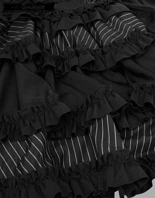 DimMoire【ディムモアール】フリルに埋もれて見る悪夢ドレス/Black L