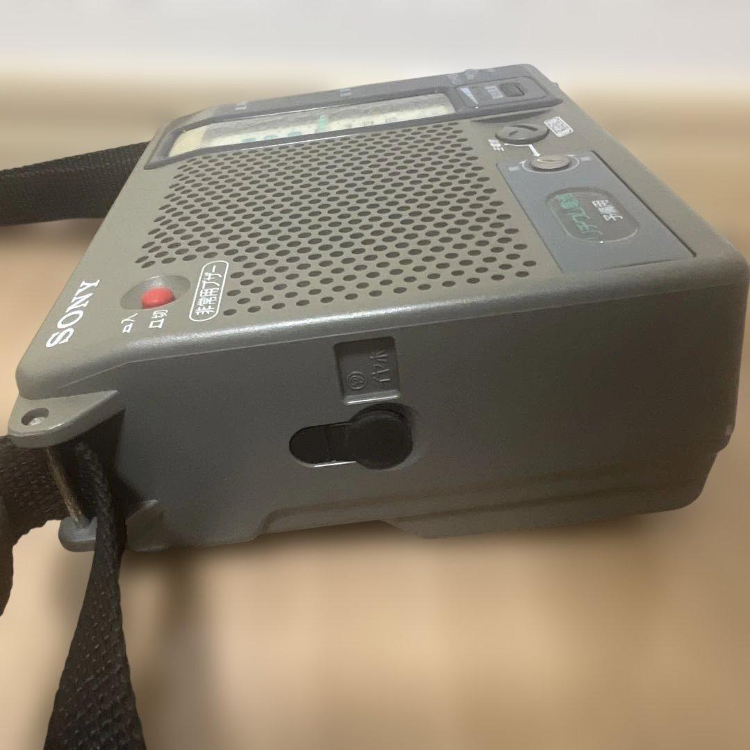 SONY ICF-B100 防災ラジオ 動作確認済 単一〜単三電池対応 日本製