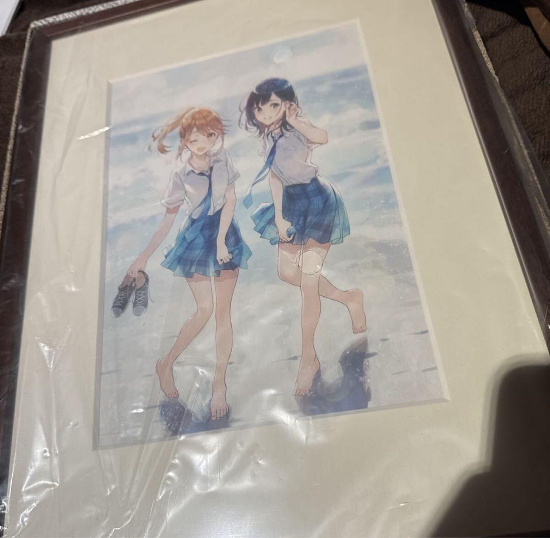 千歳くんはラムネ瓶のなか raemz プリマグラフィ 複製原画 七瀬悠月　青海陽 千歳くんはラムネ瓶のなか クリアポスター／七瀬悠月: キャラグッズ