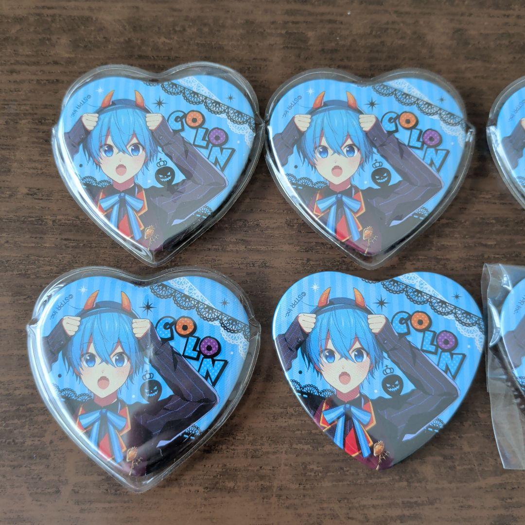 すとぷり】STPR ころん ハート缶バッジ8個まとめ売り - メルカリ