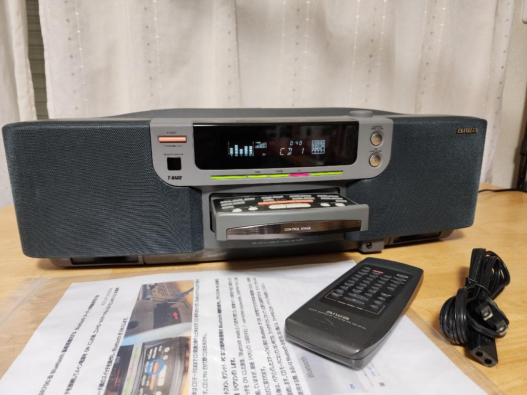 86 AIWA CSD-SR700改 Bluetooth搭載CDラジカセ 完動品 - メルカリ