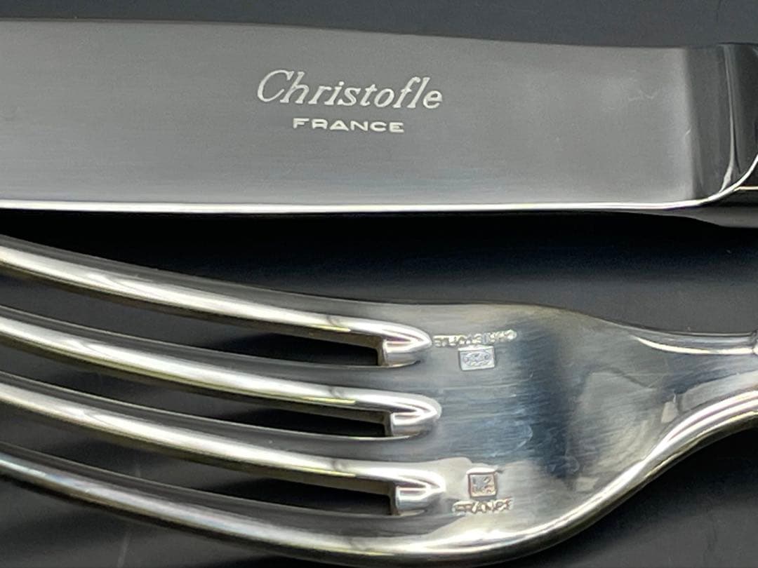 S】クリストフル カトラリー 5本 ナイフ／フォーク／スプーン