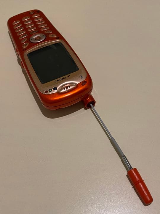 J-T06 トロピカルオレンジ 東芝 ジェイフォン 携帯電話本体のみ