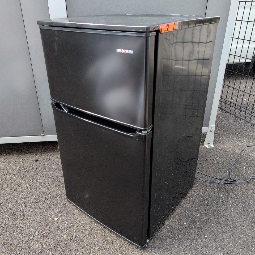 アイリスオーヤマ　2ドア　冷凍　冷蔵庫　NRSD-8A-B　81L　3 楽天市場】【訳あり】ノンフロン冷凍冷蔵庫 2ドア 81L ブラック NRSD