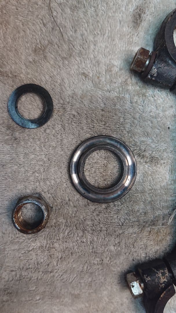 スズキ GT380 三又 中期後期 フロントステム サンパチ 曲がり無し