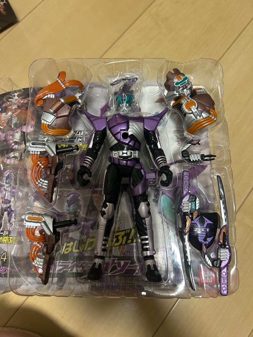 当時品】仮面ライダーカブト キャストオフライダーシリーズ10点セット