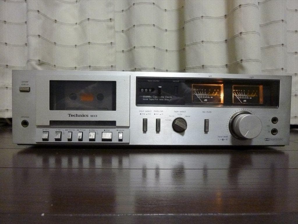 テクニクス Technics カセットデッキ RS-M13全機能動作 美品 Technics RS-M13の仕様 テクニクス