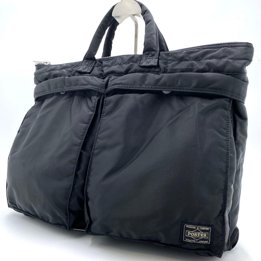 未使用級✨ポーター タンカー ヘルメットバッグ A4収納 ビジネス ハンドバッグ FORCE(フォース) 2WAY HELMETBAG(S) | 吉田カバンホームページ