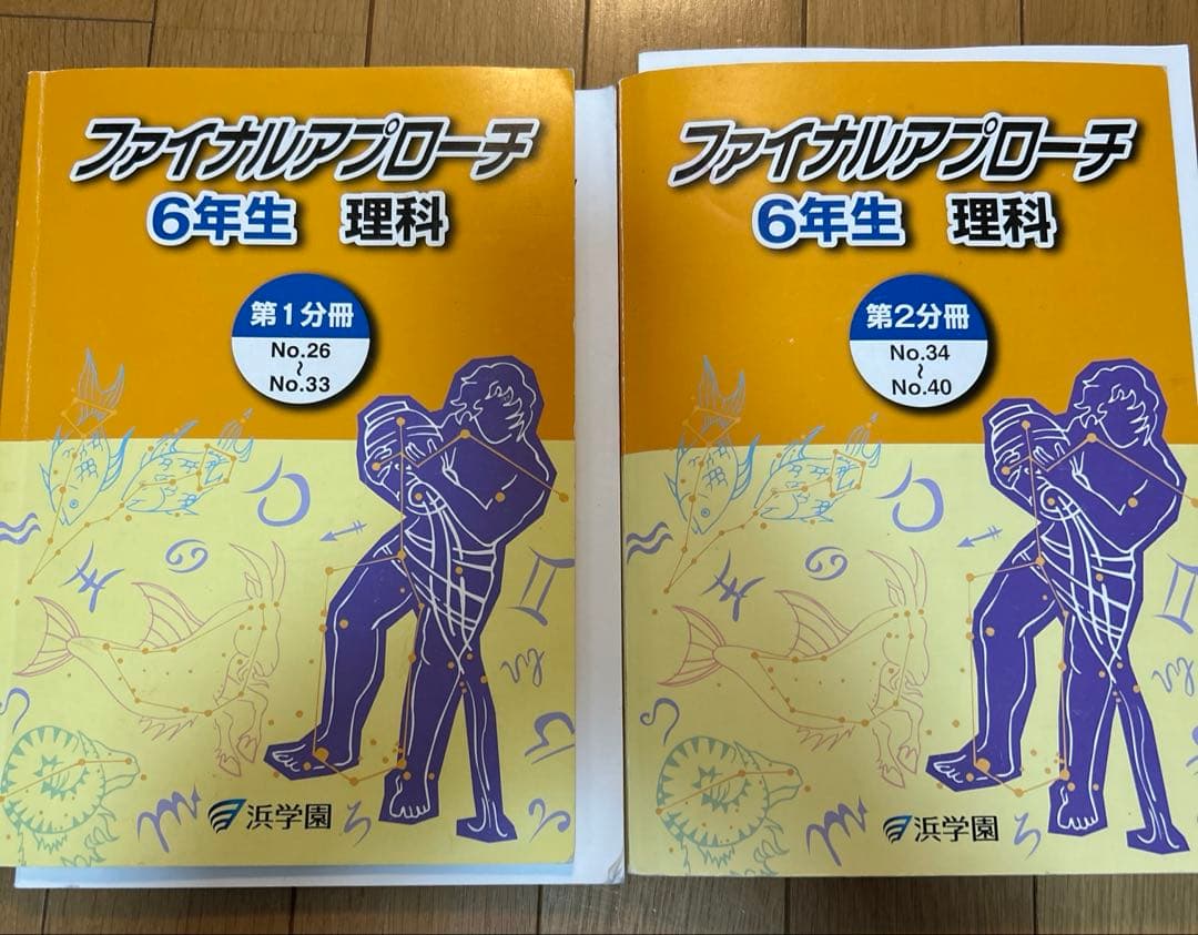浜学園 6年 理科 ファイナルアプローチ 第一分冊第二分冊セット - メルカリ
