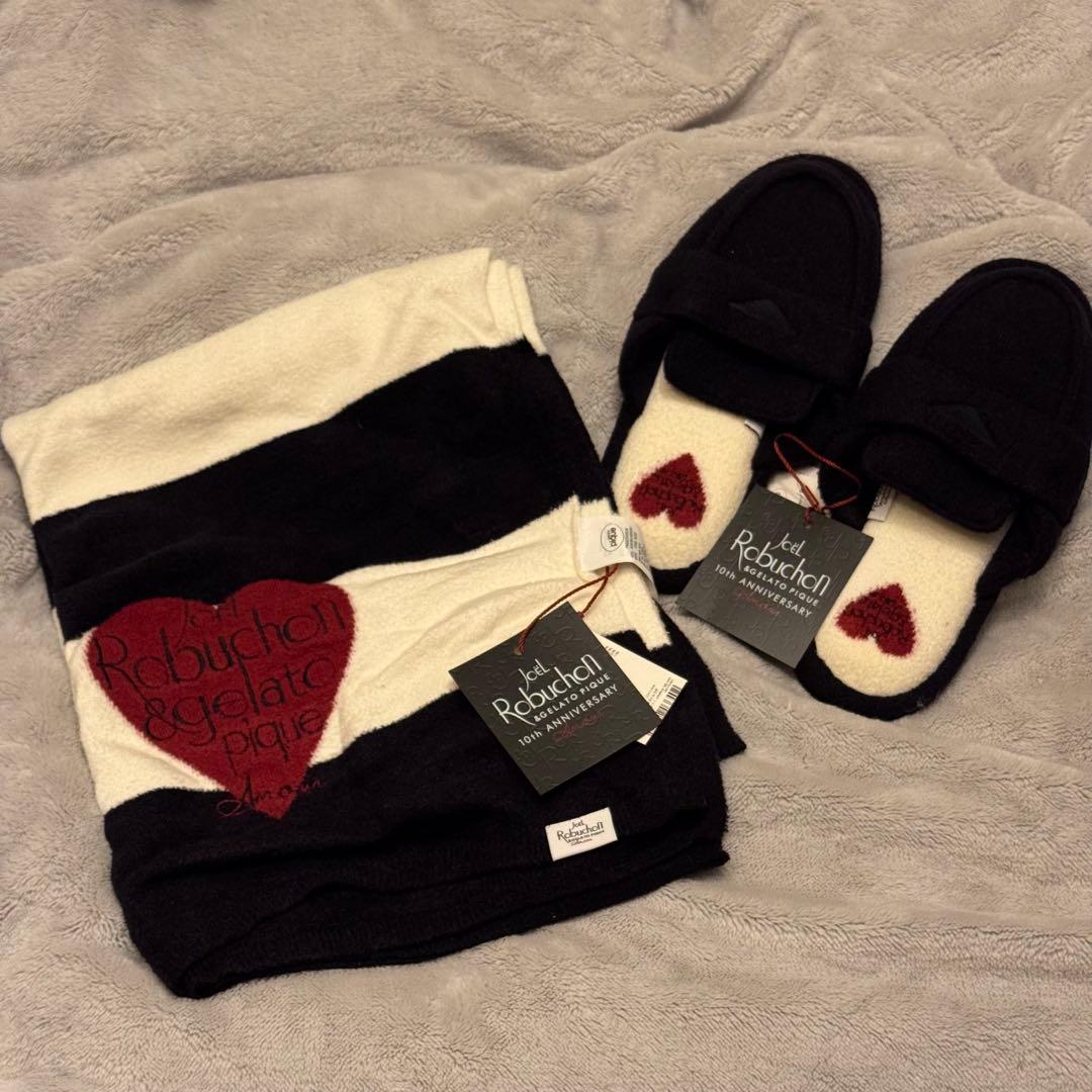 ジェラピケJOEL ROBUCHON 山田涼介 ブランケット　ルームシューズ ジェラピケJOEL ROBUCHON 山田涼介 ブランケット ルームシューズ