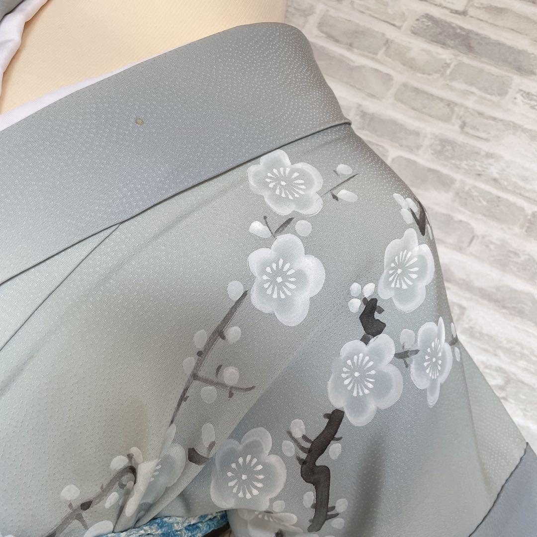 訪問着 フルセット 桜の木 手書き 手刺繍 着物 H2 - メルカリ