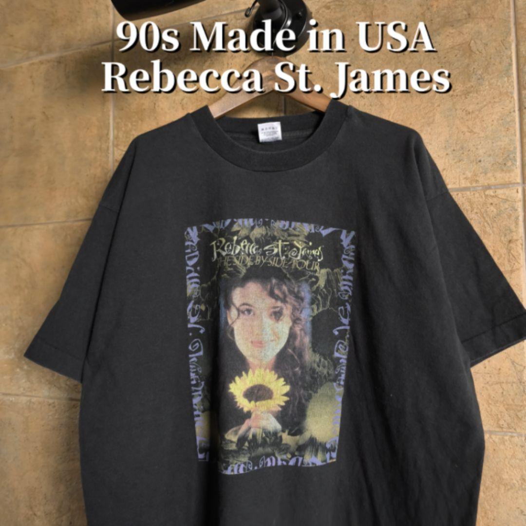 90s USA製 XL レベッカセントジェームス バンド ツアー Tシャツ - メルカリ