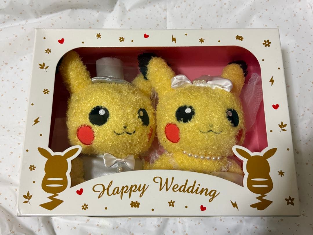 ピカチュウ ウェディングぬいぐるみ 2体セット ポケットモンスター ピカチュウ ウェディング ぬいぐるみ 2体セット 未