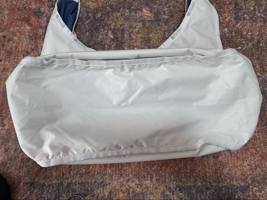 美品 レスポートサック ショルダーバッグ(LARGE SPORTSACメレンゲ