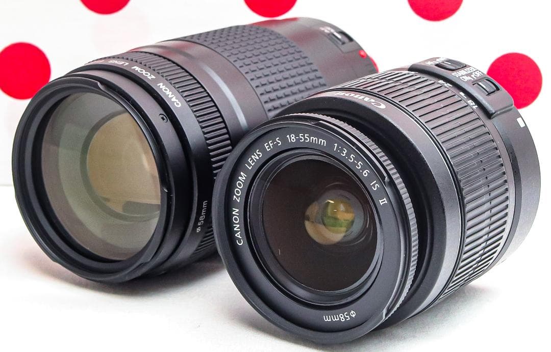 超望遠ダブルレンズ❤Canon kiss x5❤スマホ転送❤あらゆるシーンに