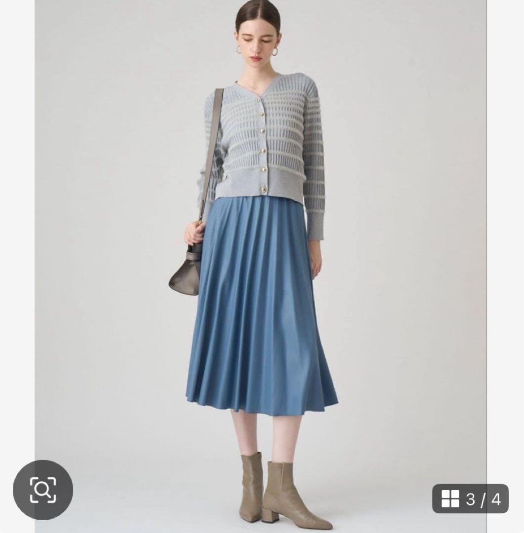 ANAYI フェザーボーダーカーディガン 38 - メルカリ