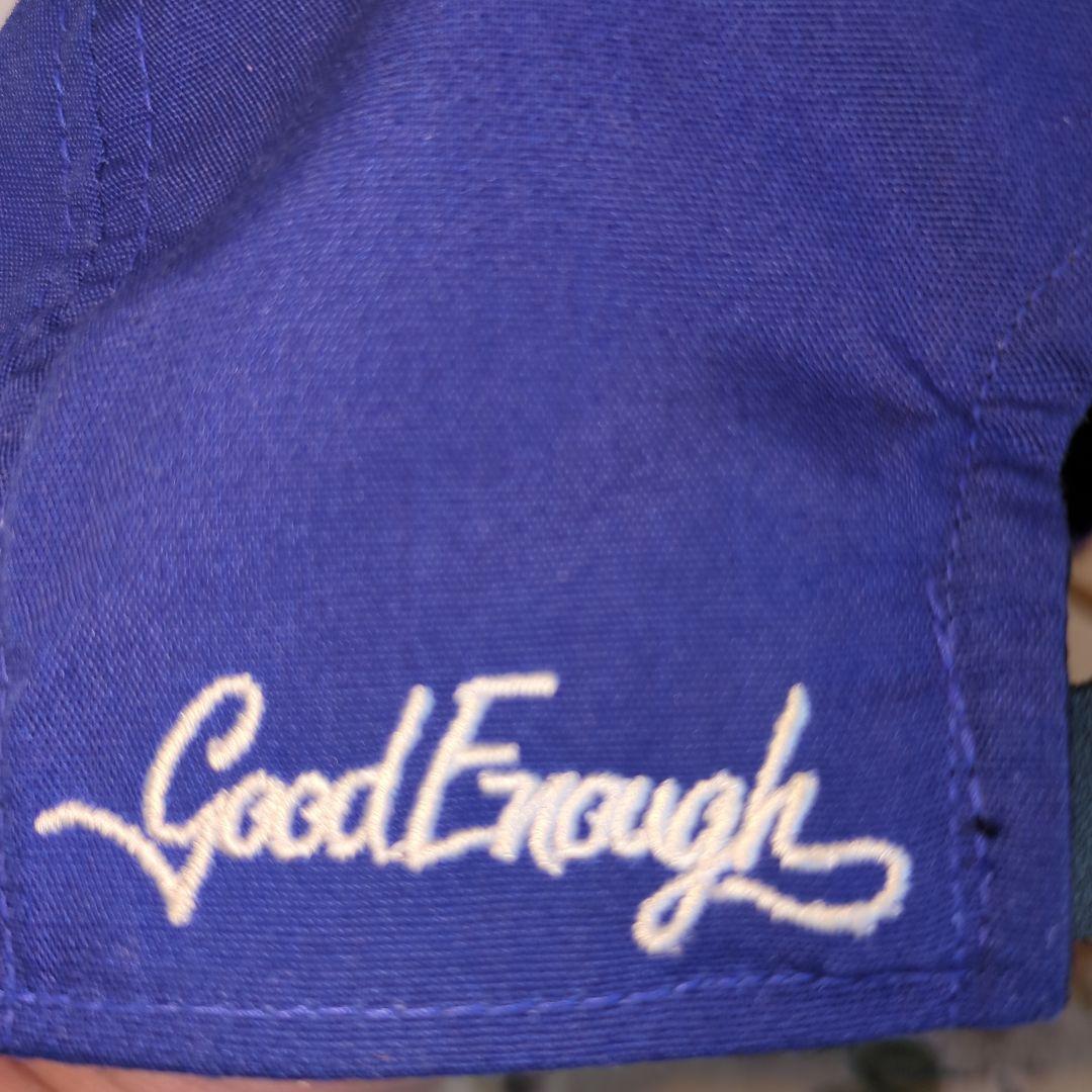 ボ*ン様 Good Enough BBキャップ 同色フェルトロゴ 青 - メルカリ