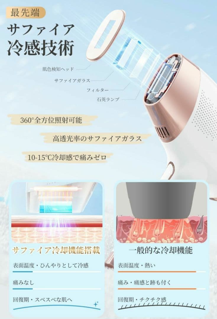 新品未開封 Sarlisi IPL 光美容器 Ai-06 脱毛器 匿名配送 - メルカリ