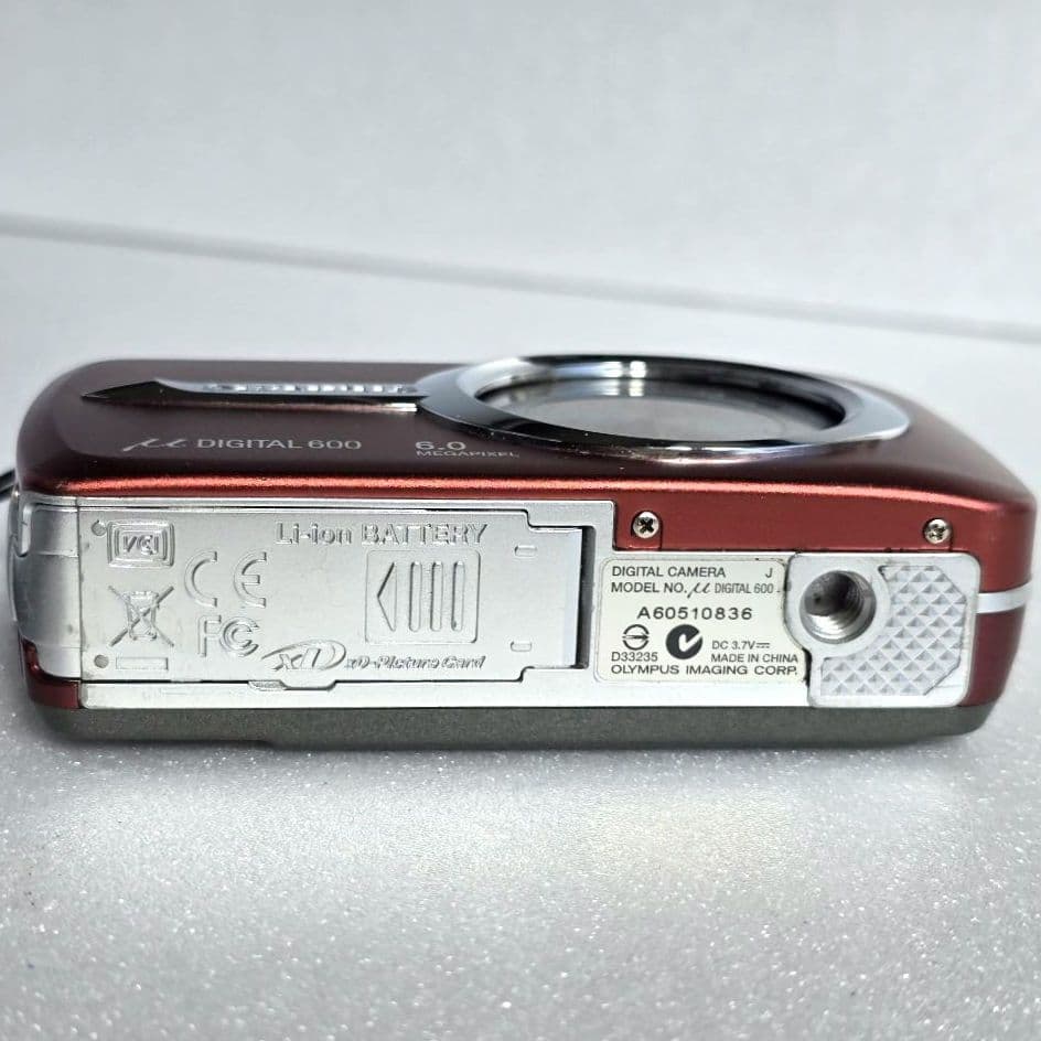 希少】オリンパス Olympus μDigital600 レッド カメラ 一式 - メルカリ