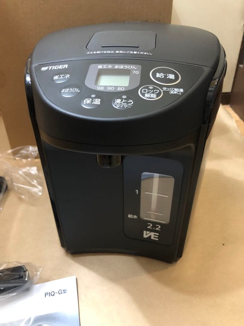 タイガー PIQ-G220-KC VE電気まほうびん 2.2L とく子さん