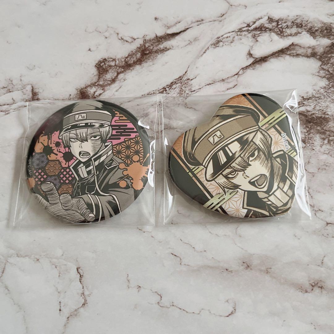 桃源暗鬼 ハート 缶バッジ 原作絵 アニメイト限定 2個セット 不破真一