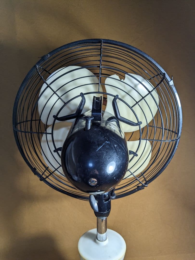 扇風機 昭和レトロ 東芝 Toshiba 夕顔 LP形 4枚羽根 東芝
