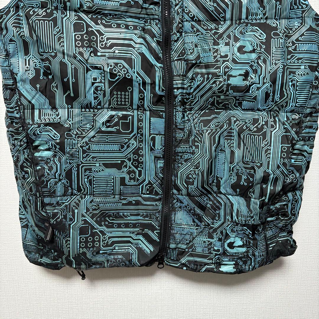 Nitraid ダウンジャケット ベスト ナイトレイド サーキット柄 L