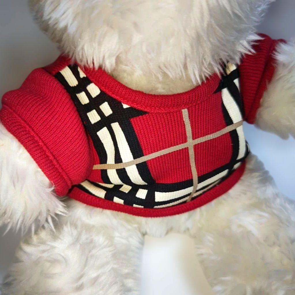 未使用 バーバリーテディベア専用箱付きアンティークノバチェック柄