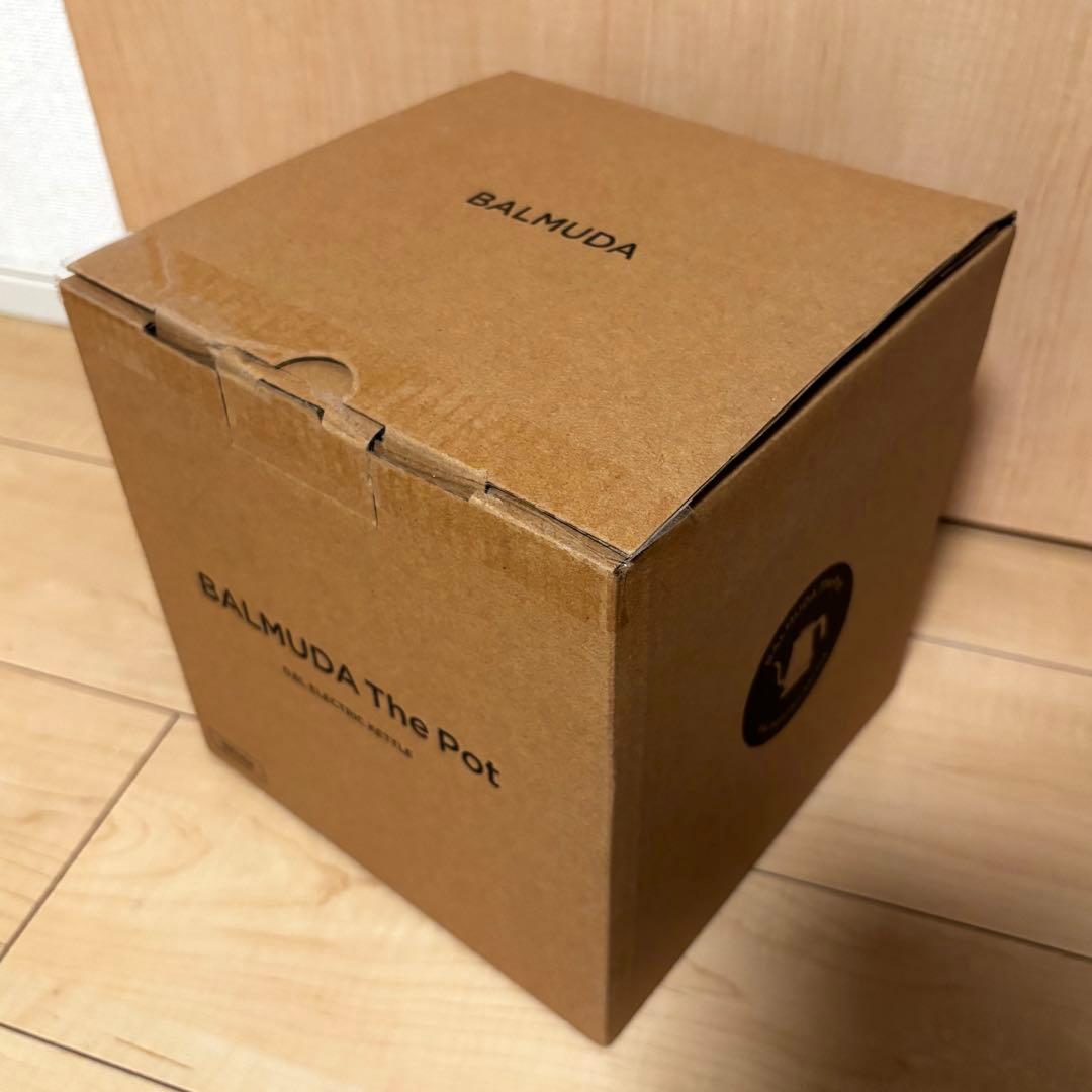 【新品】BALMUDA The Pot 0.6L 電気ケトル ホワイト ポット