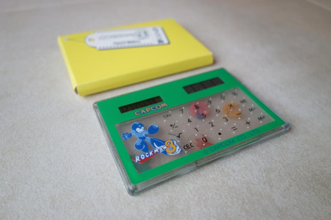ロックマン8 ボスキャラ募集 キャンペーン カプコン賞 ソーラー電卓