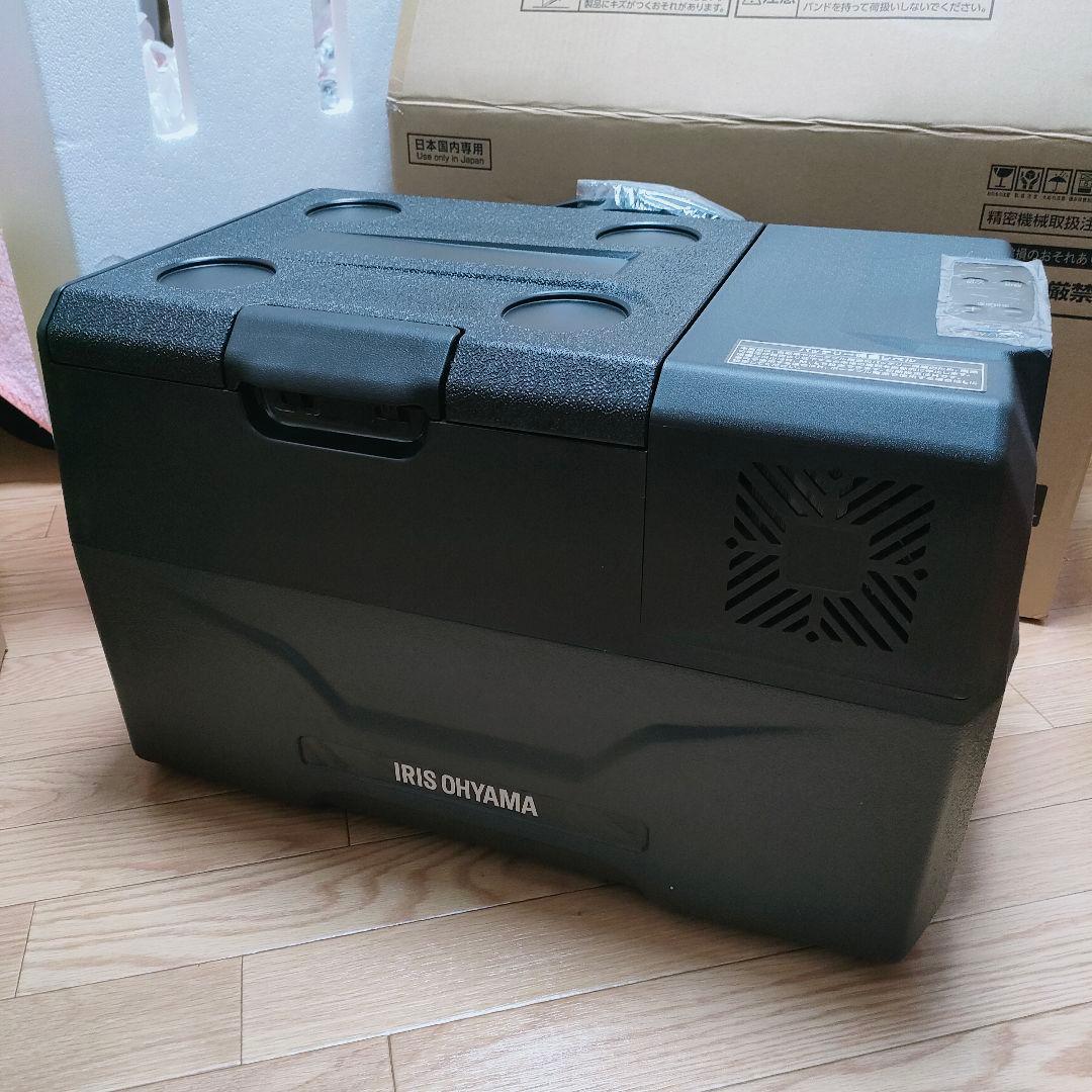 【新品　未使用】アイリスオーヤマポータブル冷蔵冷凍庫30L　ブラック ポータブル冷蔵冷凍庫［30L］ ブラック IPD-3A-B IRIS OHYAMA