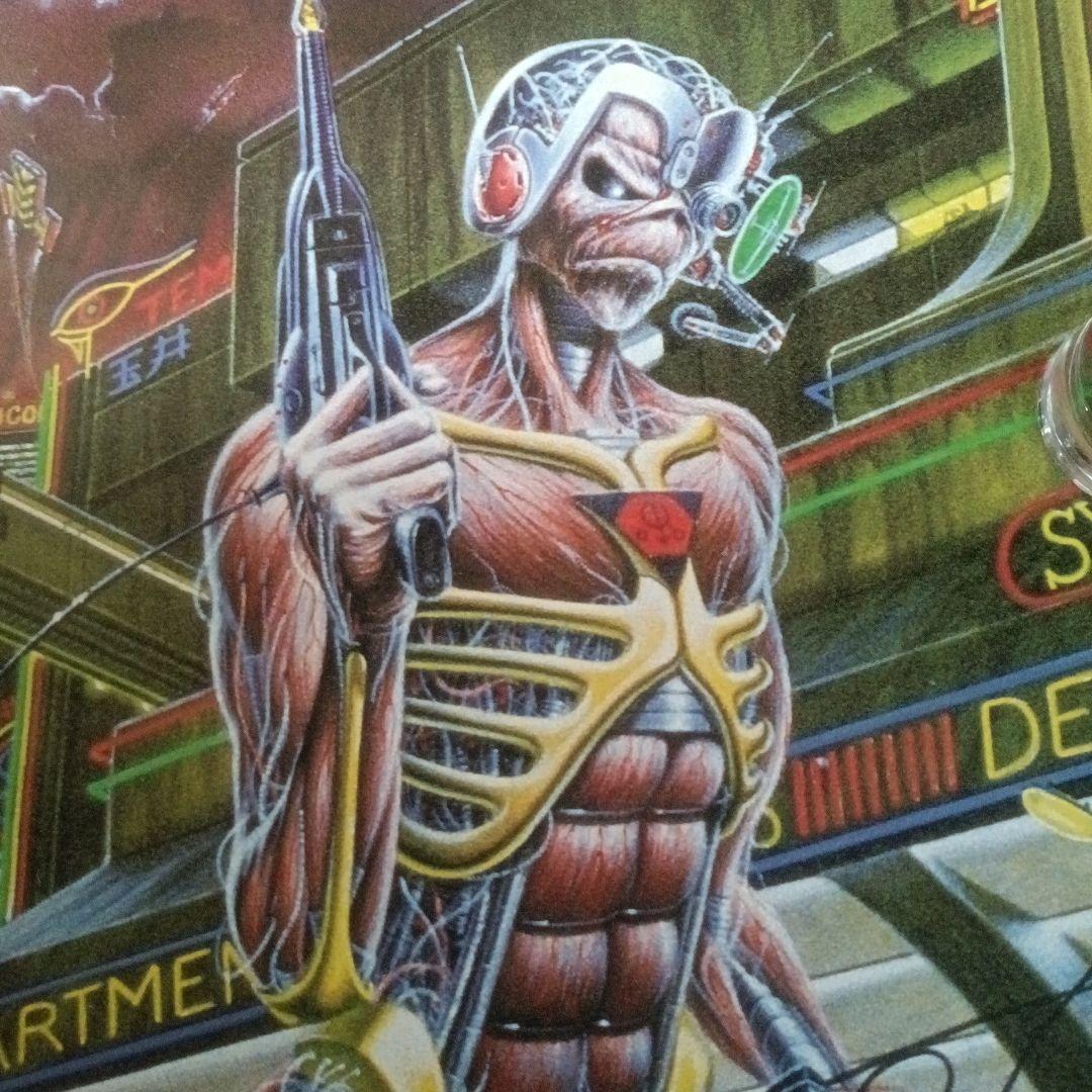 IRON MAIDEN 1986 ポスター Somewhere in Time - メルカリ