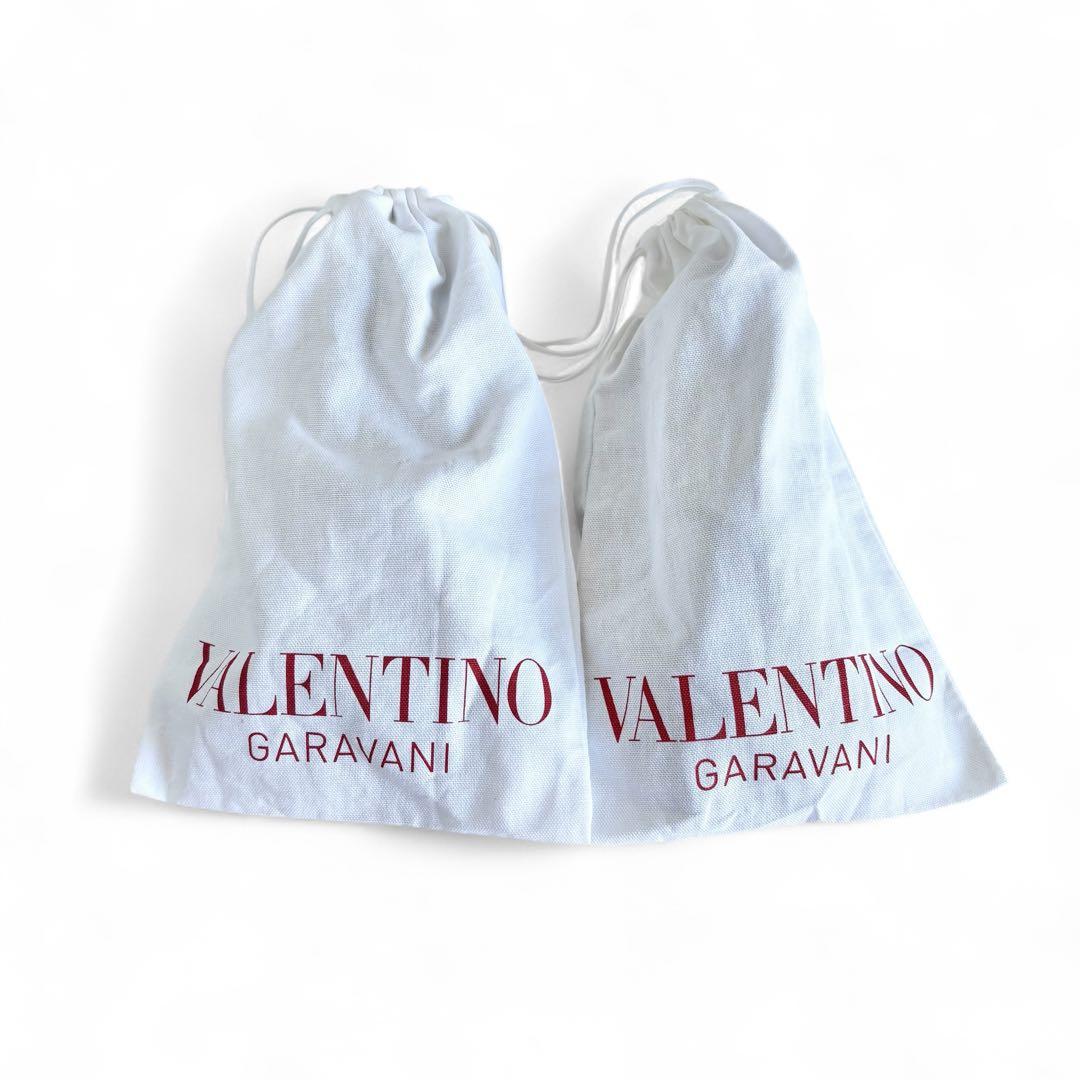 未使用 VALENTINO ボウジェーン クレープファブリック バレリーナ 現行