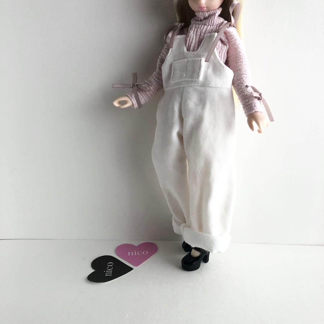 22センチ 20センチドール服 ハンドメイド No.297 白 - メルカリ