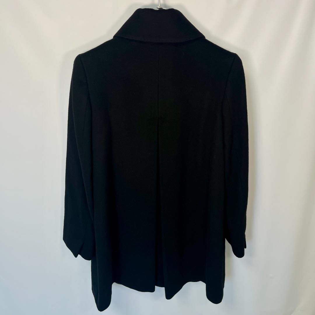 23区 Aライン ウールコート ロロピアーナ 黒 Mサイズ