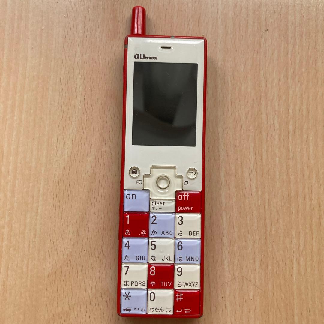 起動可】au INFOBAR インフォバー ニシキゴイ 初代 ケーブル難あり