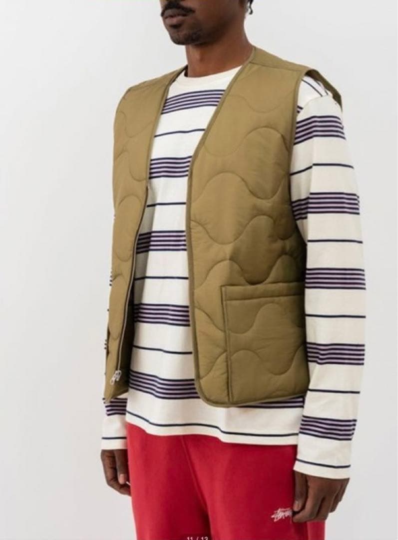 STUSSY Quilted Liner Vest キルティングベスト M - メルカリ