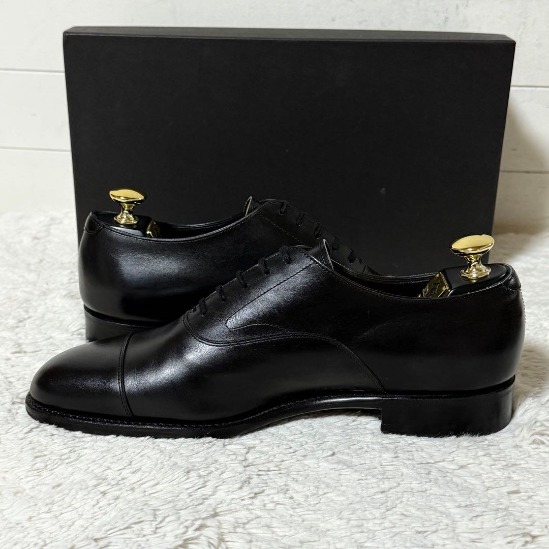⭐️極美品⭐️ 三陽山長 友二郎 ビジネスシューズ ブラック Q7402