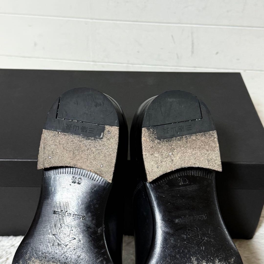 ⭐️極美品⭐️ 三陽山長 友二郎 ビジネスシューズ ブラック Q7402