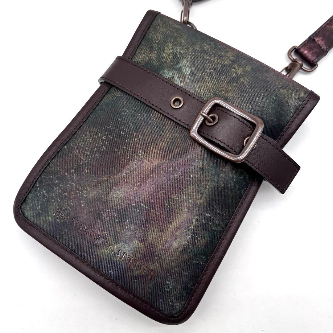 ✨極美品✨希少✨ジャンポールゴルチエ　Vサイバー　ショルダー　サコッシュ　玉虫色 ジャンポールゴルチエ ヴィンテージ Vサイバー ハンドバッグ 玉虫色