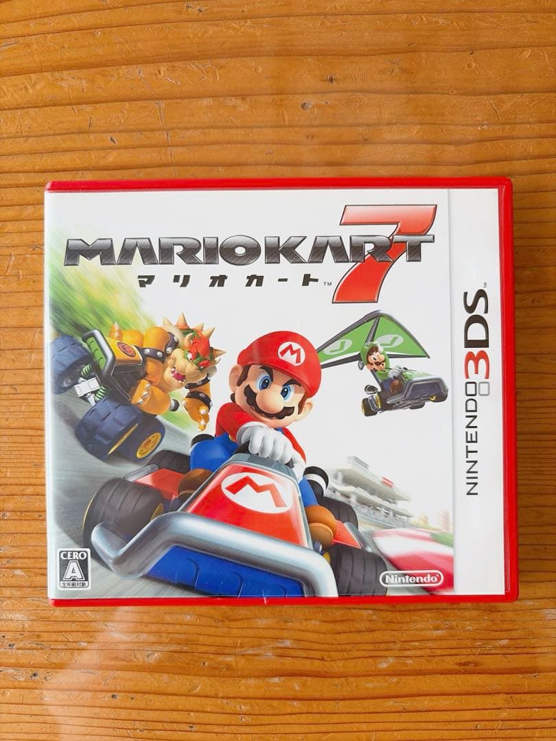 マリオカートセブン 3DSソフト ケース付き - メルカリ