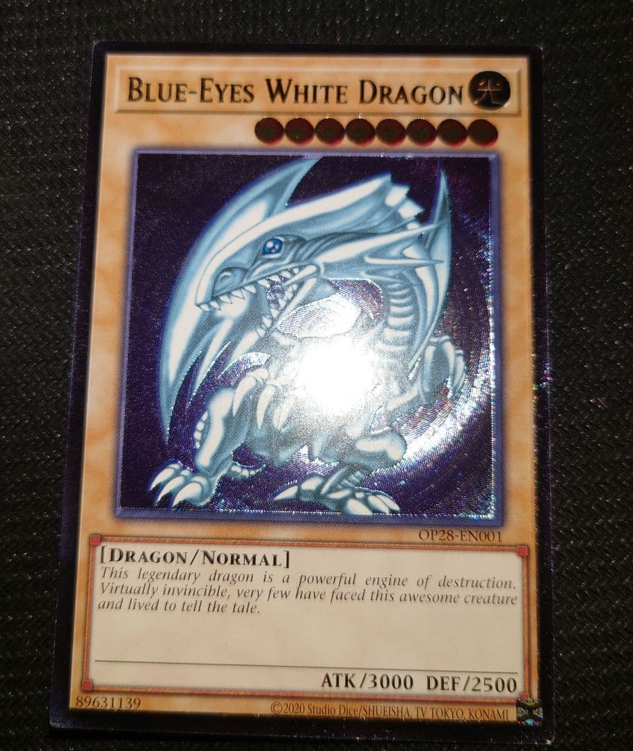 青眼の白龍 OTS28 レリーフ 英語 北米版 OP28-EN001 遊戯王 - メルカリ