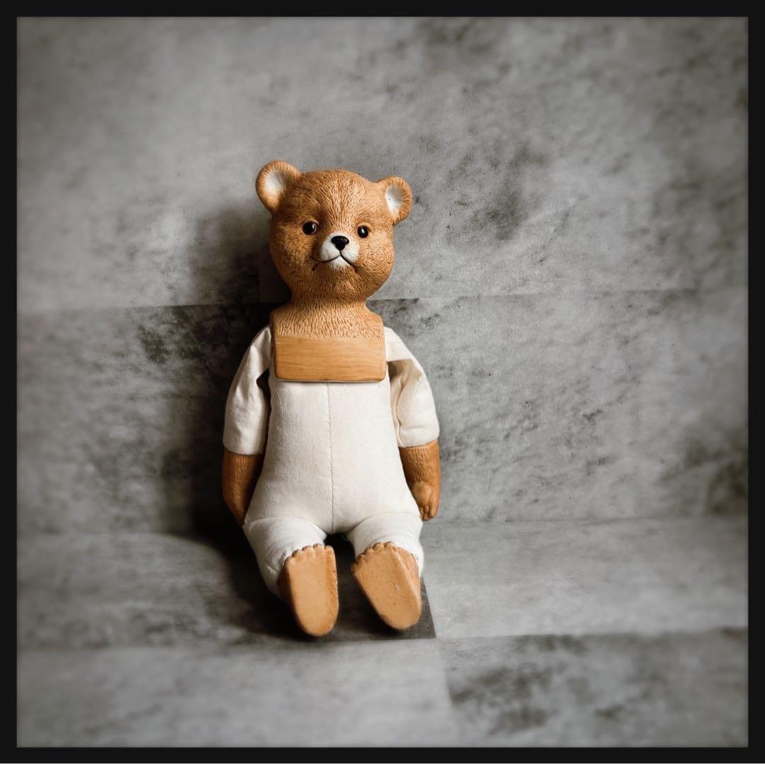 ご確認用ヴィンテージ　 ベアのビスクドールA ブリューのウィッグで悩む……の巻 | ビスクドール作家☆ベベタビト