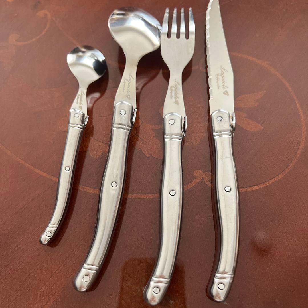 ☆LAGUIOLE ラギオール 全16本 ナイフ&フォーク&スプーン