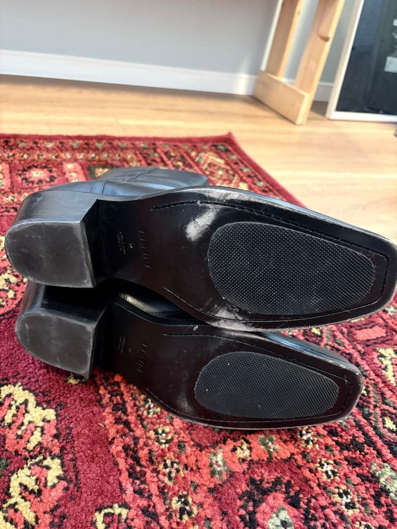 【29.5cm】ディーゼル　ブーツ　サイドジップ　ウエスタン