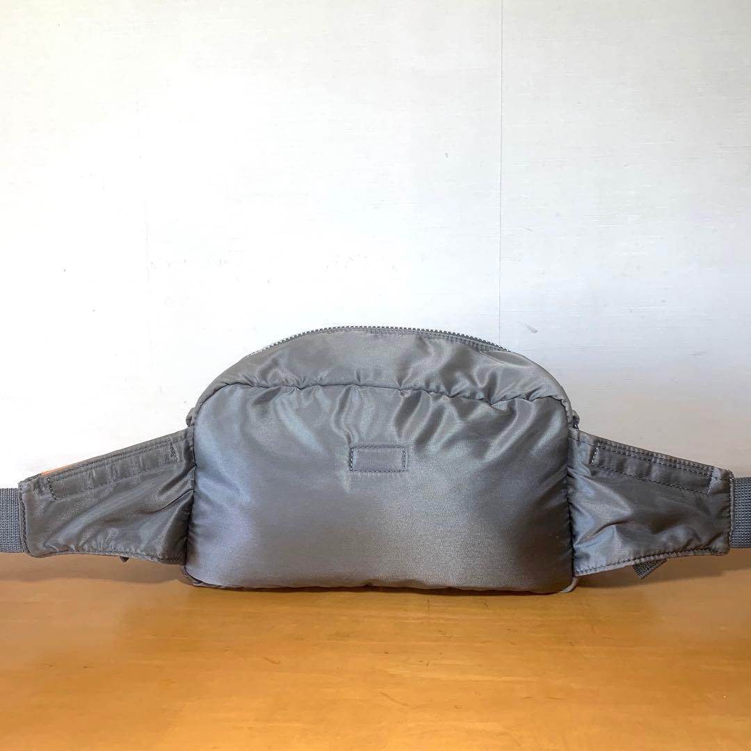 PORTER タンカー ウエストバッグ ボディバッグ シルバーグレー 極美品