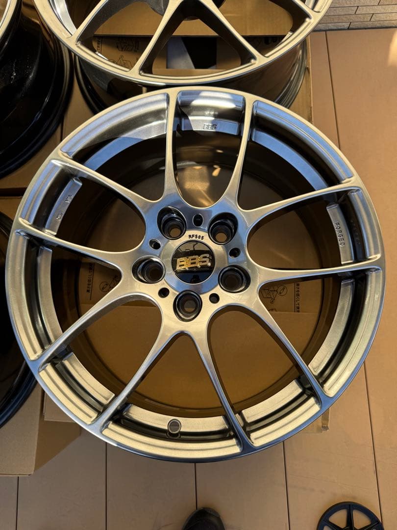 h*7様 送料込み！極美品！ガリ傷無! BBS RF505 17インチ PCD1