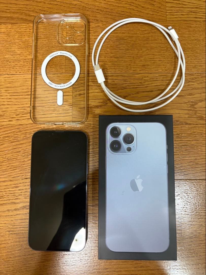 iPhone13promax 128G美品バッテリー交換済、SIMフリーおまけ付 iPhone13promax 128G美品バッテリー交換済、SIMフリーおまけ付の通販は