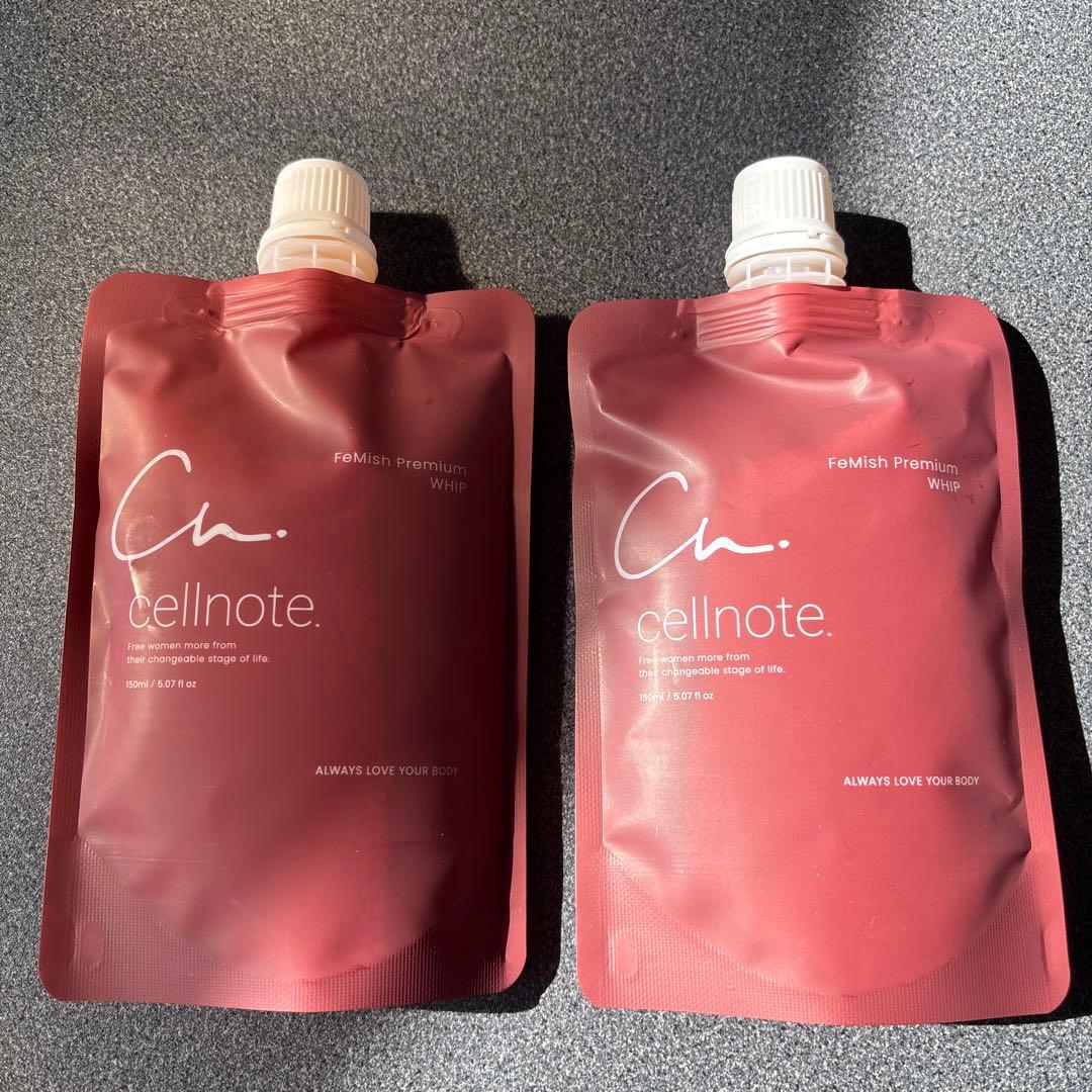 新品未開封品☆セルノート フェミッシュプレミアムホイップ 150ml×2個