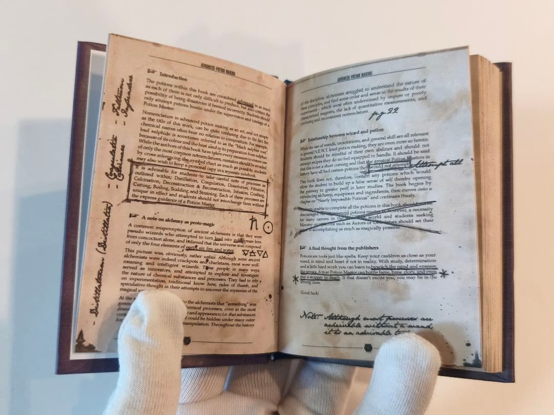 魔法薬学 教科書 レプリカ ミニサイズ - メルカリ